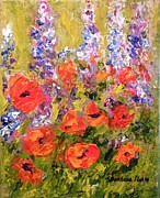 Barbara Pirkle - Lupines and Poppies